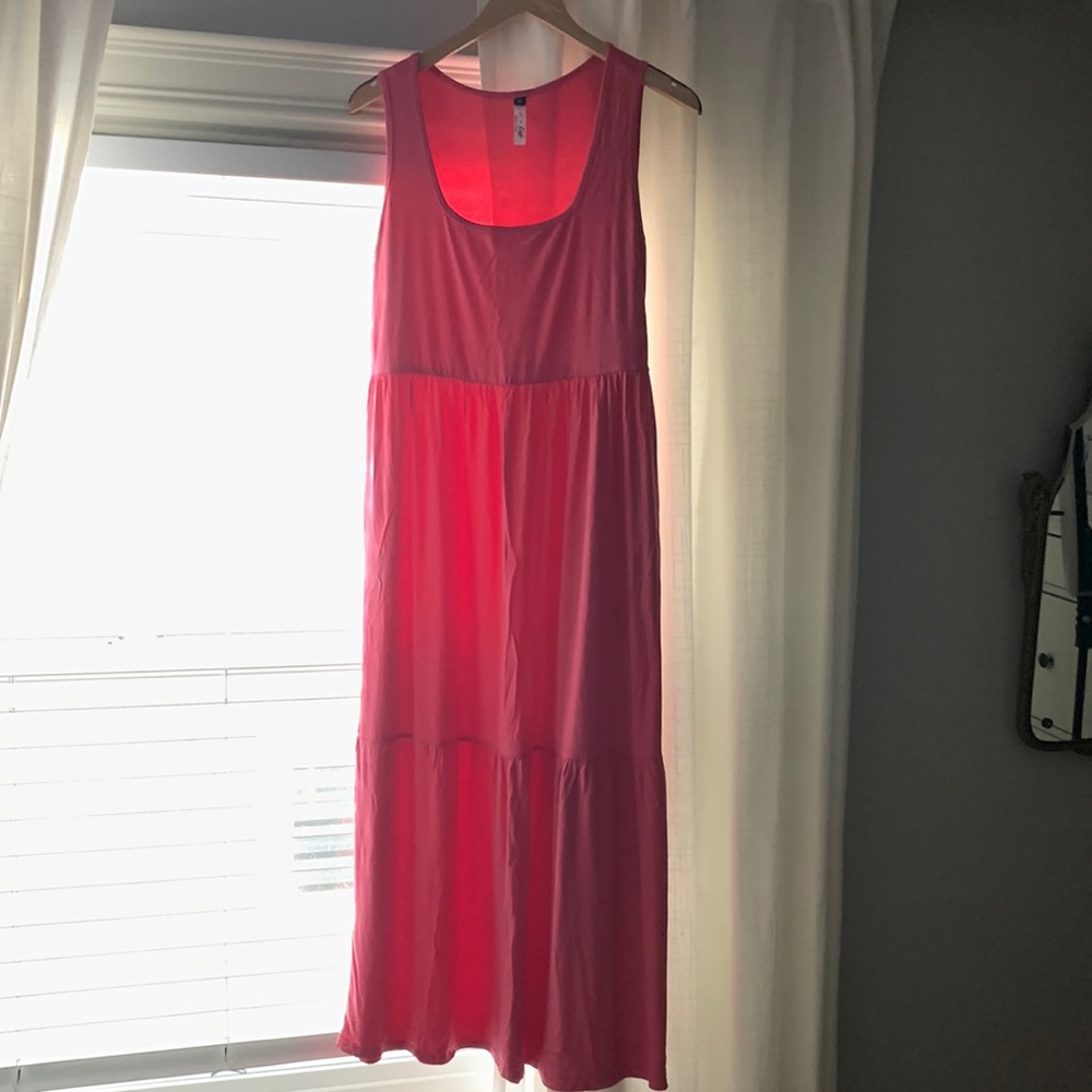 Maxi Dress with Tiered Skirt